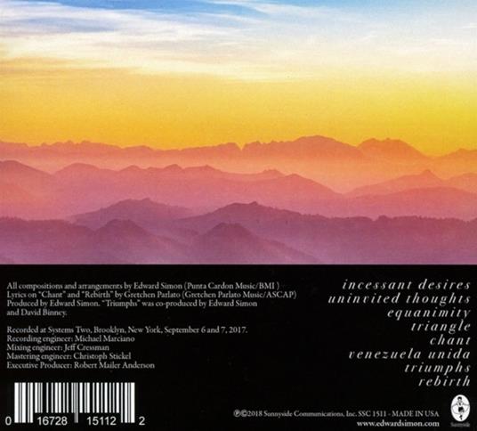 Sorrows & Triumphs - CD Audio di Edward Simon - 2