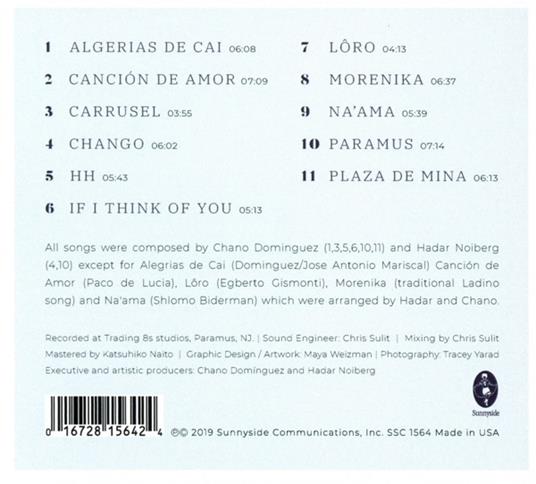 Paramus - CD Audio di Chano Dominguez,Hadar Noiberg - 2