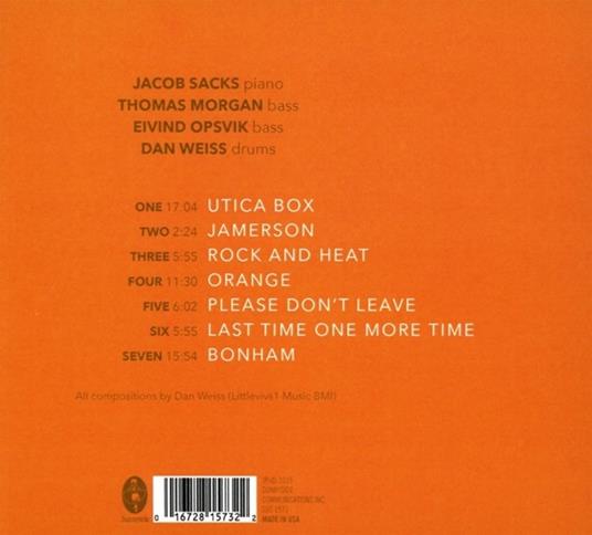 Utica Box - CD Audio di Dan Weiss - 2