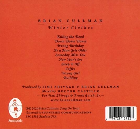 Winter Clothes - CD Audio di Brian Cullman - 2