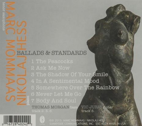 Ballads & Standards - CD Audio di Marc Mommaas,Nikolaj Hess - 2