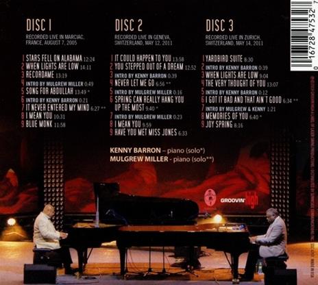 The Art of Piano Duo Live - CD Audio di Kenny Barron,Mulgrew Miller - 2