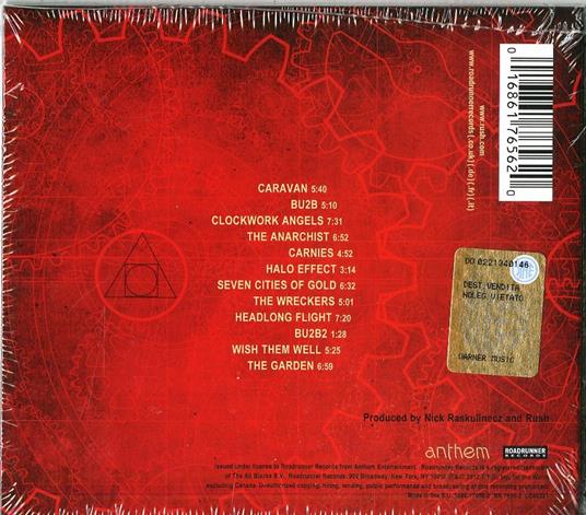 Clockwork Angels - CD Audio di Rush - 2