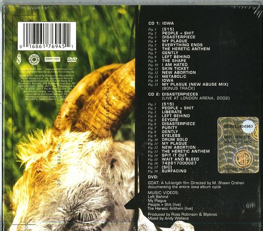 Iowa (10th Anniversary Edition) - CD Audio + DVD di Slipknot - 2