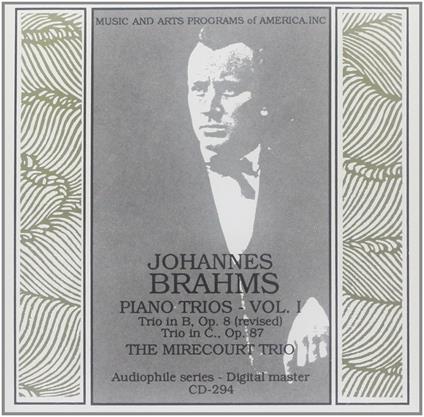 Trios for Piano, Violin - CD Audio di Johannes Brahms