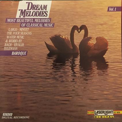 Dream Melodies Vol 2, Baroque - CD Audio