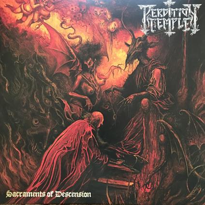 Perdition Temple - Sacraments Of Descension (Orange & Black Vinyl) - Vinile LP