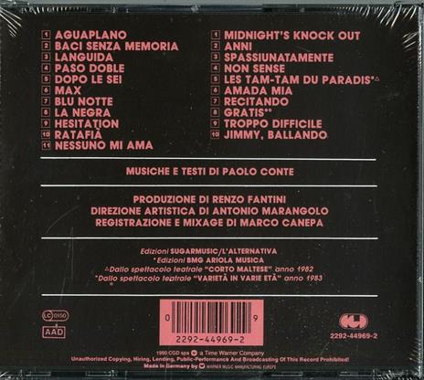 Aguaplano - CD Audio di Paolo Conte - 2