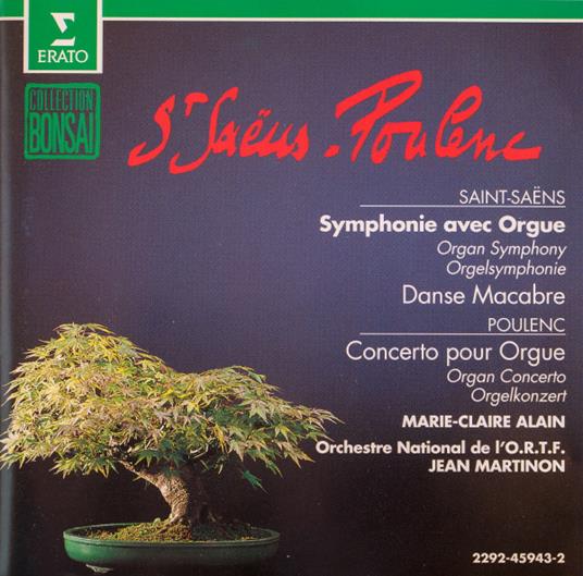 Symphonie Avec Orgue - Concerto Pour Orgue - CD Audio di Camille Saint-Saëns