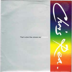 That's What They Always Say (Remix) - Vinile 7'' di Chris Rea