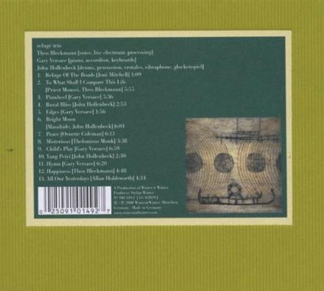 Refuge Trio - CD Audio di Theo Bleckmann - 2