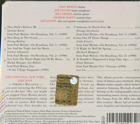 Standards Plus One - CD Audio di Paul Motian - 2