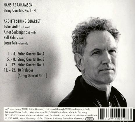 Quartetti per archi n.1, n.2, n.3, n.4 - CD Audio di Arditti Quartet,Hans Abrahamsen - 2