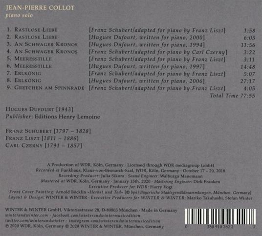 Spectral Visions of Goethe - CD Audio di Jean-Pierre Collot - 2