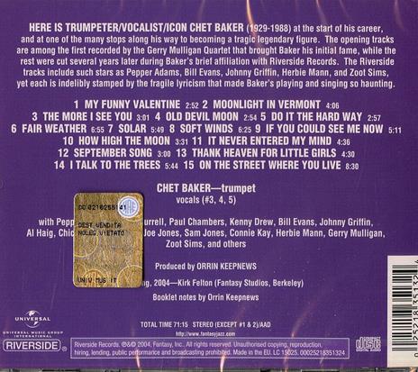 The Best of Chet Baker - CD Audio di Chet Baker - 2