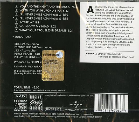 Interplay - CD Audio di Bill Evans - 2