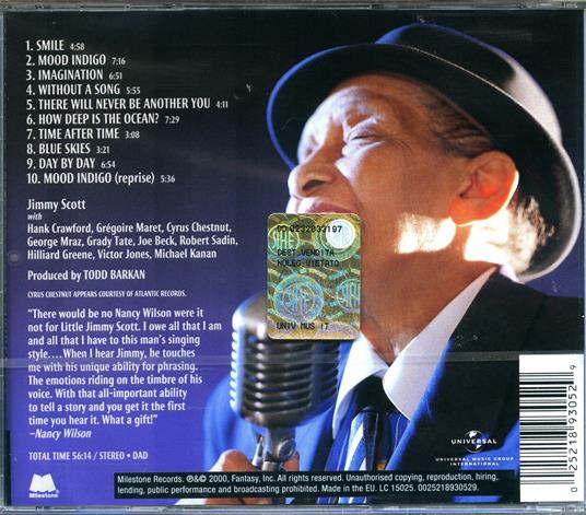 Mood Indigo - CD Audio di Jimmy Scott - 2