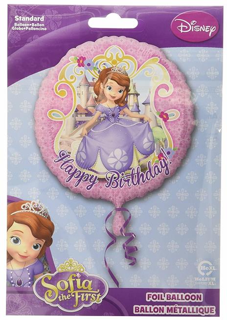 Pallone Foil 18"-45Cm Sofia Happy Birthday - 3