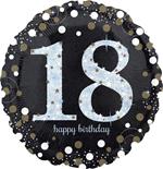 Folieballon 18 Birthday Sparkling Celebr