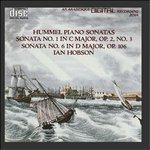 Sonata X Pf n.1 Op.2, n.6 Op.106, Integrale Delle Sonate X Pf vol.1 (Digipack) - CD Audio di Johann Nepomuk Hummel