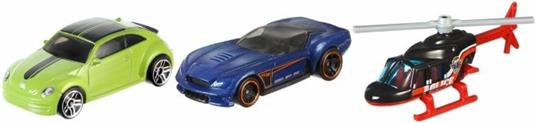 Hot Wheels- Pack con 3 macchinine, veicoli con dettagli realistici, per bambini 3+anni - 4