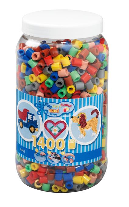 Hama Beads 8543 profilo Tube bead Multicolore 1400 pezzo(i)