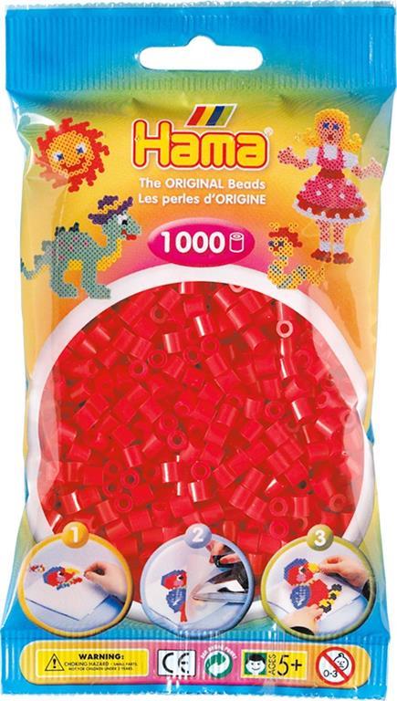 Hama bustina 1000 perline rosso - 4
