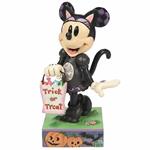 Minnie con Costume da Gatto Nero