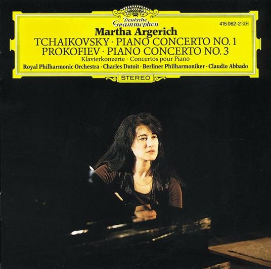 Concerto per pianoforte n.1 / Concerto per pianoforte n.3 - CD Audio di Sergei Prokofiev,Pyotr Ilyich Tchaikovsky,Martha Argerich,Charles Dutoit,Royal Philharmonic Orchestra