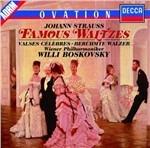 Valzer famosi - CD Audio di Johann Strauss,Wiener Philharmoniker,Willi Boskovsky