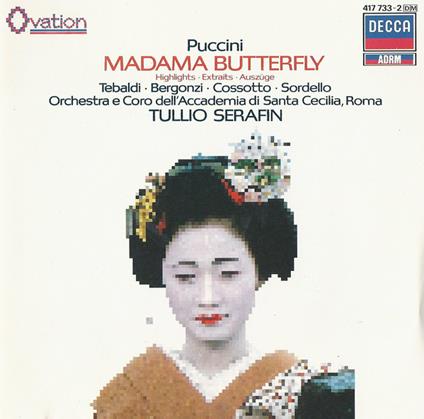 Madama Butterfly (Selezione) - CD Audio di Giacomo Puccini