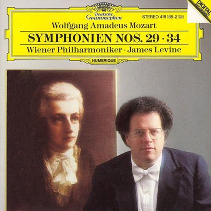 Symphonien Nr. 29 & 34 - CD Audio di Wolfgang Amadeus Mozart,James Levine,Wiener Philharmoniker