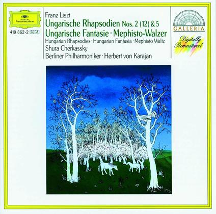 Rapsodie ungheresi - Mephisto Valzer - CD Audio di Franz Liszt,Herbert Von Karajan,Berliner Philharmoniker,Shura Cherkassky