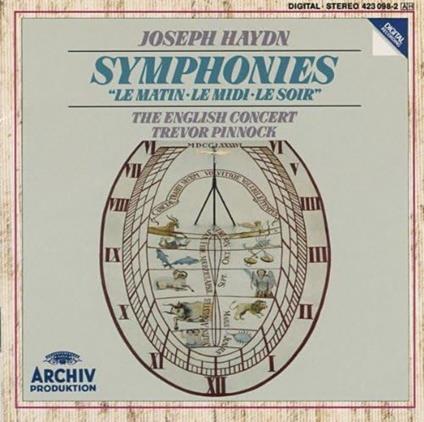 Symphonies "Le Matin - Le Midi - Le Soir" - CD Audio di Franz Joseph Haydn,English Concert,Trevor Pinnock