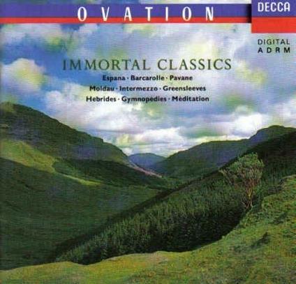 Immortal classics - CD Audio di Felix Mendelssohn-Bartholdy