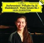 CD Preludi op.32 / Sonata per pianoforte n.1 Sergei Rachmaninov , Dmitri Shostakovich