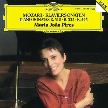 Sonate per pianoforte K310, K333, K545 - CD Audio di Wolfgang Amadeus Mozart,Maria Joao Pires