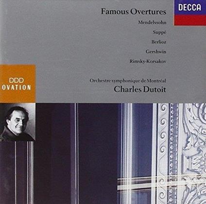 Famous Ouvertures - CD Audio
