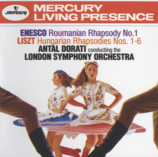 Roumanian Rhapsody No.1 - Hungarian Rhapsodies Nos. 1-6 - CD Audio di Franz Liszt