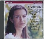Concerti per violino - CD Audio di Felix Mendelssohn-Bartholdy,Neville Marriner,Viktoria Mullova,Academy of St. Martin in the Fields