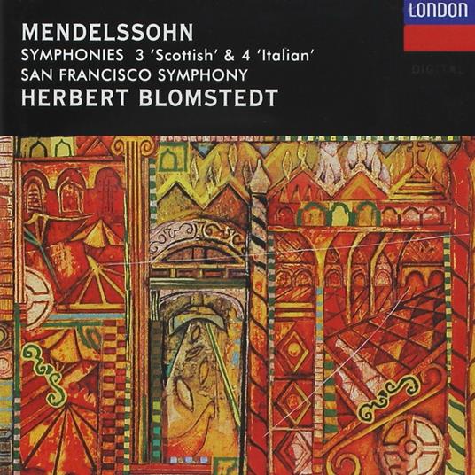 Sinfonie n.3, n.4 - CD Audio di Felix Mendelssohn-Bartholdy