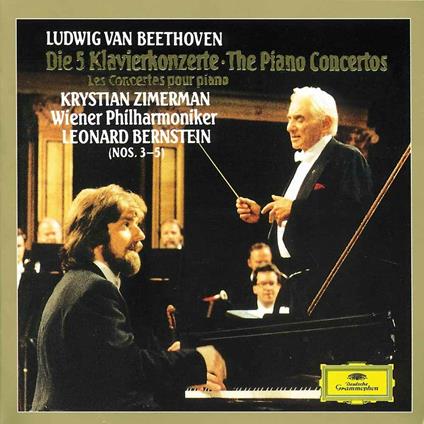 Concerti per pianoforte completi - CD Audio di Ludwig van Beethoven,Leonard Bernstein,Wiener Philharmoniker,Krystian Zimerman