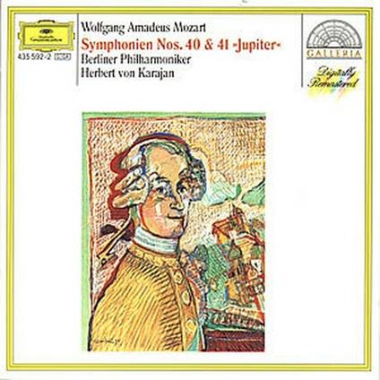 Sinfonie n.40, n.41 - CD Audio di Wolfgang Amadeus Mozart,Herbert Von Karajan,Berliner Philharmoniker