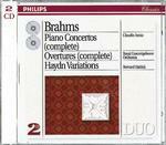 Concerti per pianoforte completi - Ouvertures complete - Variazioni su un tema di Haydn - CD Audio di Johannes Brahms,Bernard Haitink,Claudio Arrau,Royal Concertgebouw Orchestra