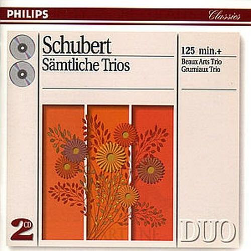 Trii completi - CD Audio di Franz Schubert,Beaux Arts Trio,Grumiaux Trio