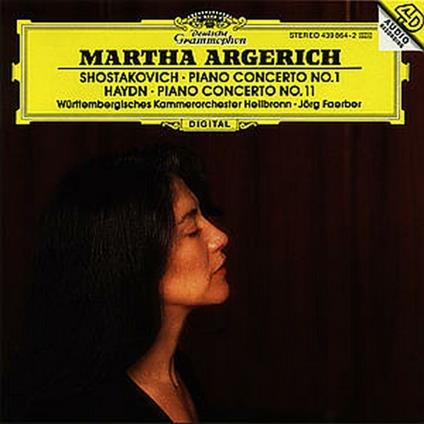 Concerto per pianoforte n.1 / Concerto per pianoforte n.11 - CD Audio di Franz Joseph Haydn,Dmitri Shostakovich,Martha Argerich,Jörg Faerber,Württemberg Philharmonic Orchestra