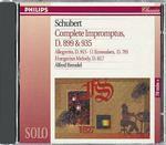 Impromptus completi - CD Audio di Franz Schubert,Alfred Brendel