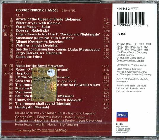 The Essential Händel - CD Audio di Georg Friedrich Händel - 2