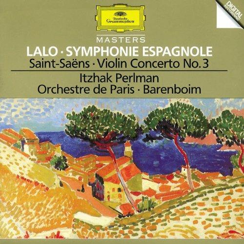 Sinfonia spagnola / Concerto per violino - CD Audio di Camille Saint-Saëns,Edouard Lalo,Itzhak Perlman,Orchestre de Paris,Daniel Barenboim