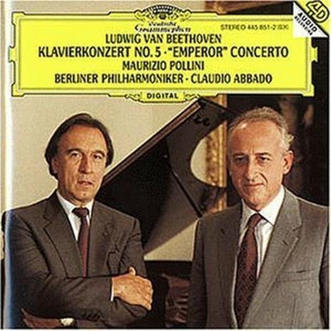 Concerto per pianoforte n.5 - CD Audio di Ludwig van Beethoven,Maurizio Pollini,Claudio Abbado,Berliner Philharmoniker